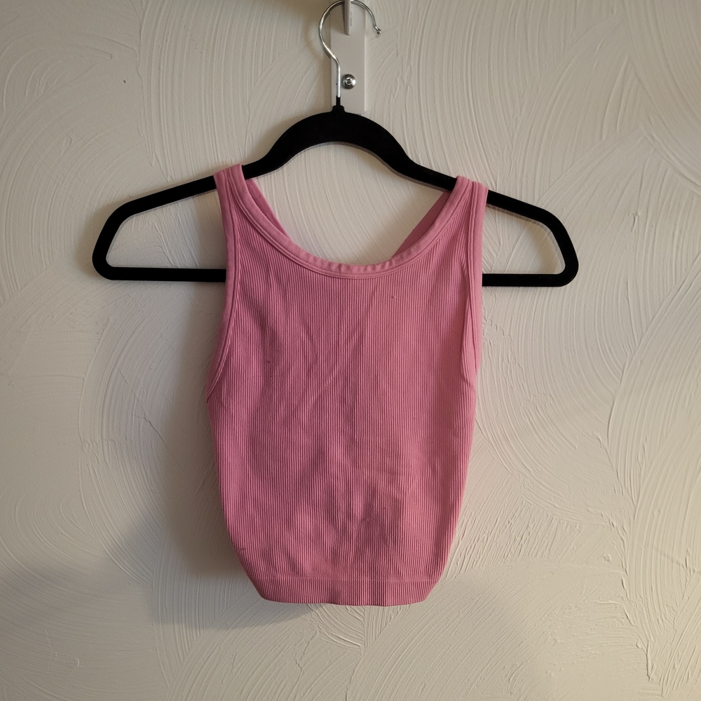 Elegant Pink Sleeveless Top